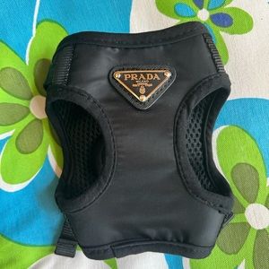Nylon Re Edition Dog Harness and Leash XS Designer Prada